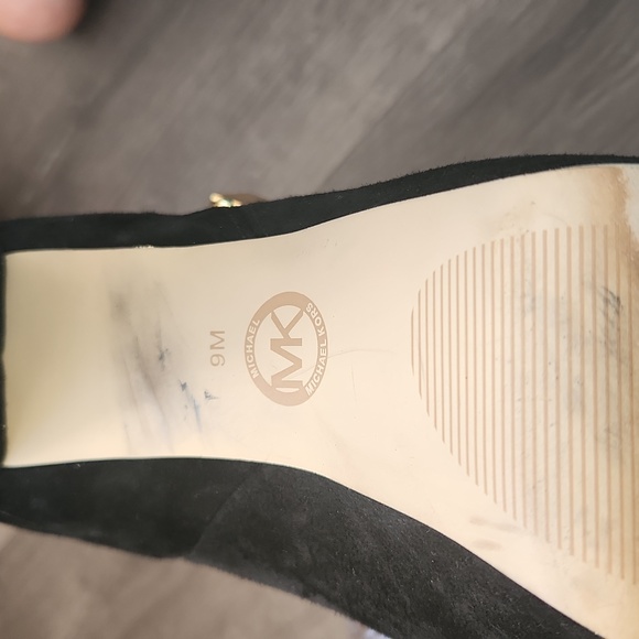 Michael Kors suede black heel booties - Picture 4 of 5
